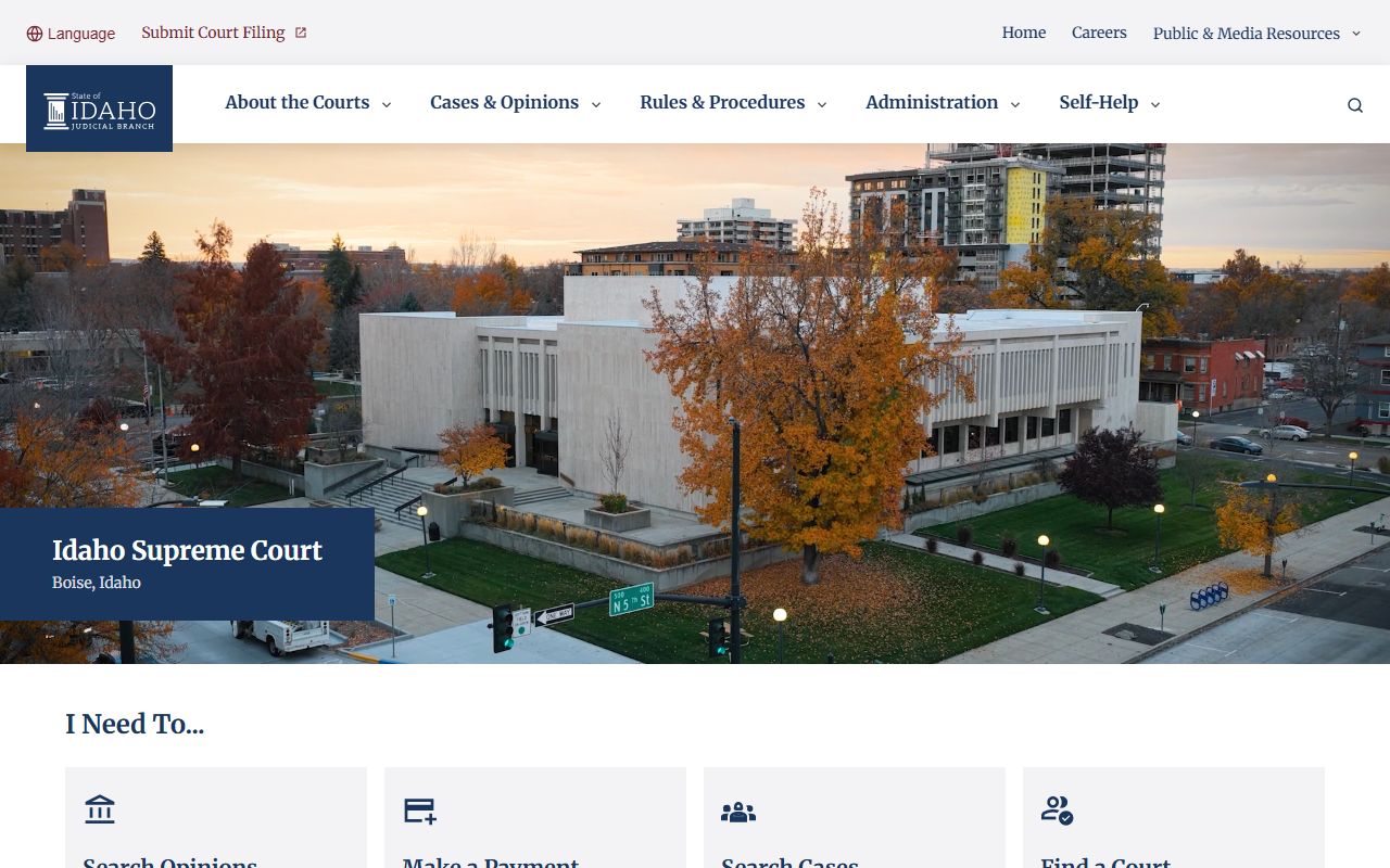 Minidoka County court records Idaho Judicial Branch resources