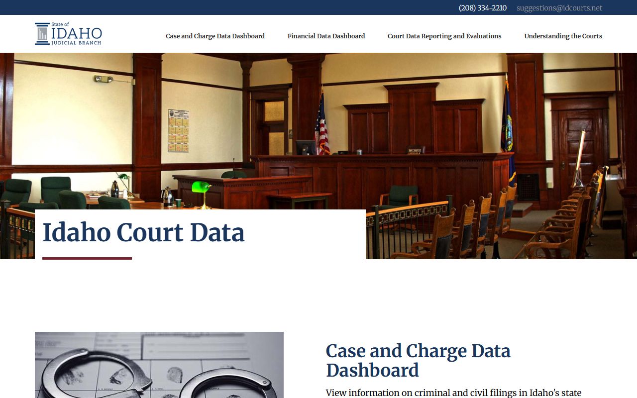 Minidoka County court records Idaho Court Data dashboards